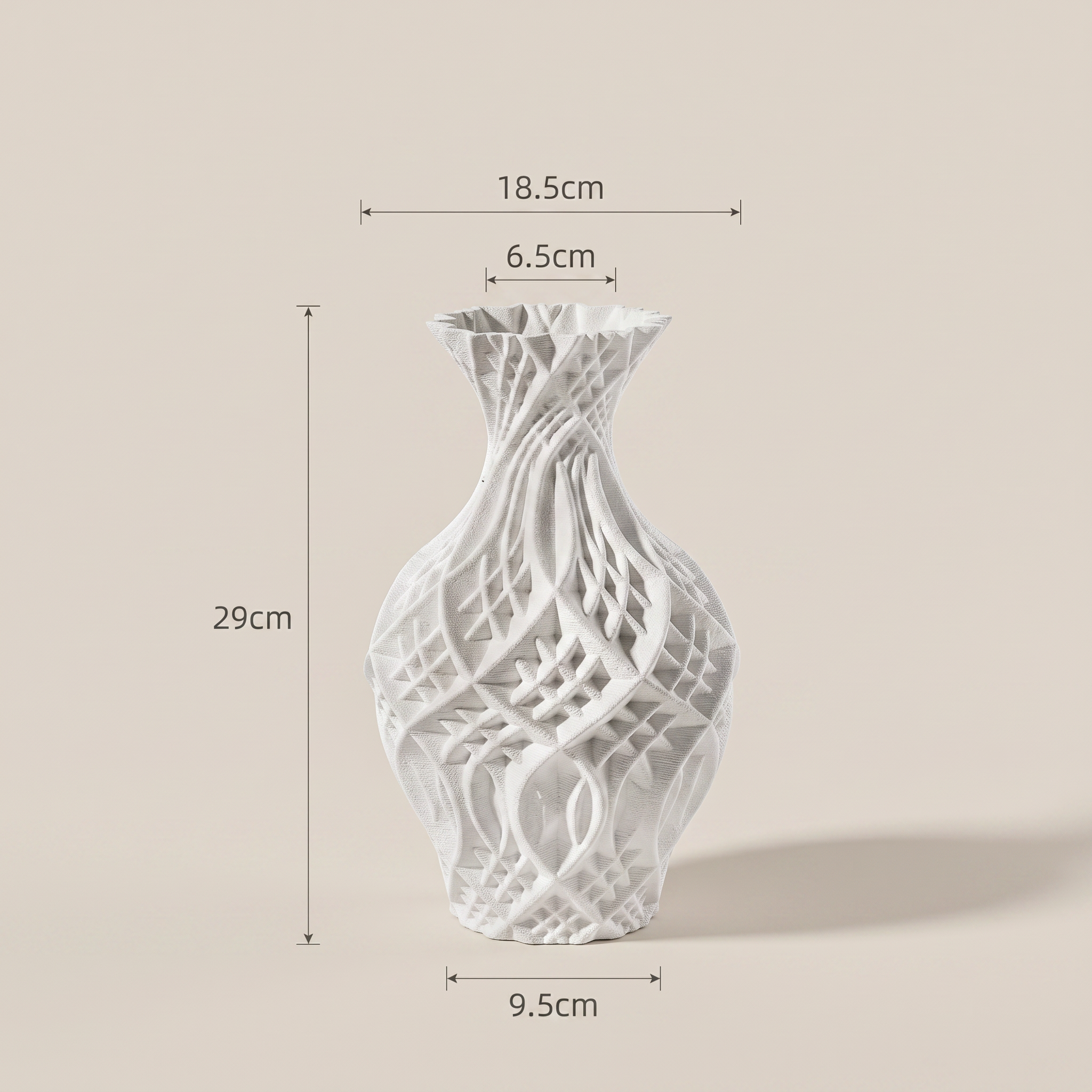 Rzeźbiarski Wazon Ceramiczny