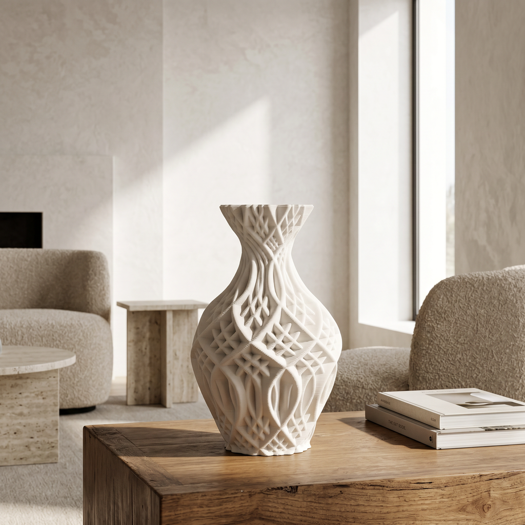 Rzeźbiarski Wazon Ceramiczny