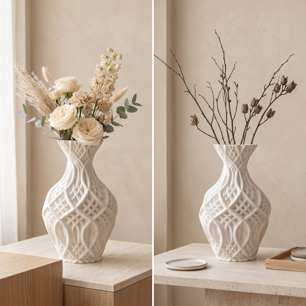 Rzeźbiarski Wazon Ceramiczny
